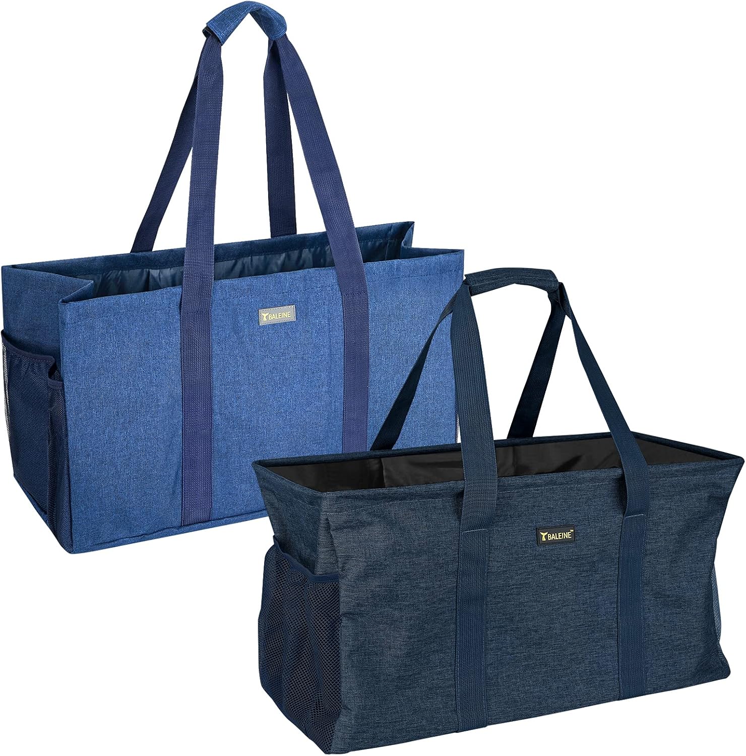 Large Utility Tote Bag +Utility Tote Bag with Metal Wire Frame Clothing
