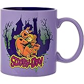 Silver Buffalo Scooby-Doo Glitter Ceramic Mug Featuring Scooby-Doo and Shaggy, 20 Ounces