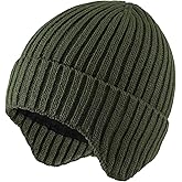 Home Prefer Baby Winter Hats for Boys Girls Kids Toddler Beanie with Earflaps Fleece Lined Knitted Beanie for Cold Weather