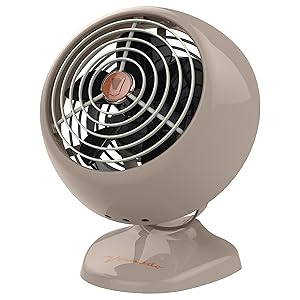 Vornado VFAN Mini Classic Personal Vintage Air Circulator Fan, Taupe