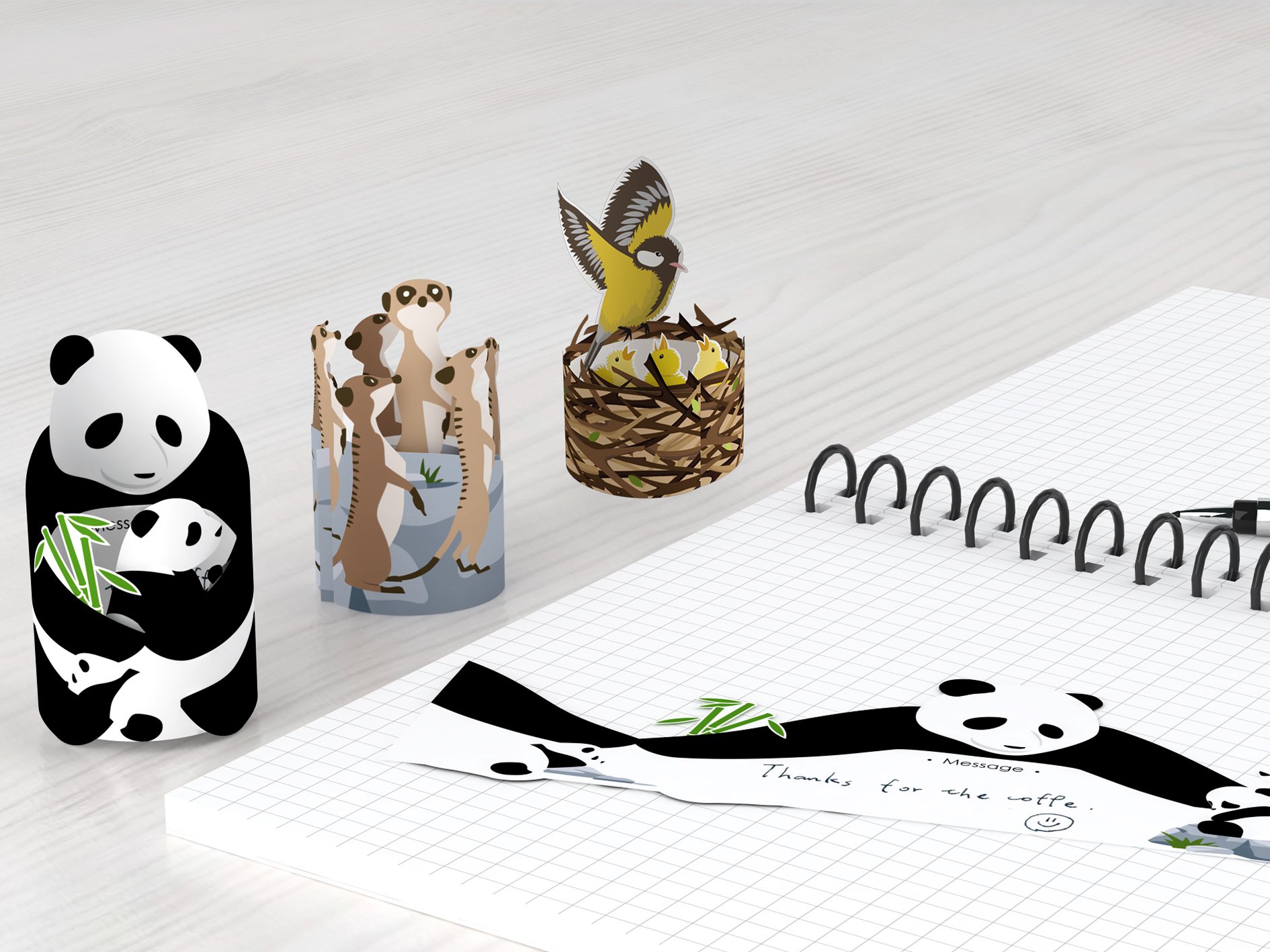 Hikali 4260348474048 Nest Sticky Notes