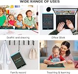 SERUW 12 Inch LCD Writing Tablet Doodle Board for Kids, Erasable Electronic view 6