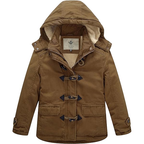 Amazon.com: WenVen Boy's Girl's Winter Cotton Military