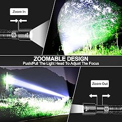 Rechargeable Flashlights High Lumens, Super Bright