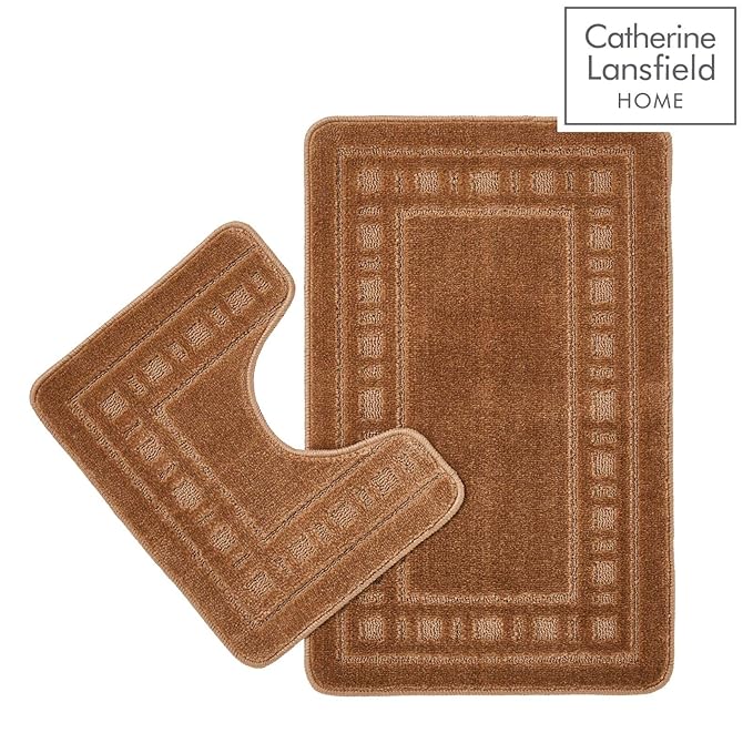 Catherine Lansfield Armoni 2-teilig Bad Set – Biscuit