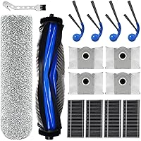DianSung Replacement Part for Ecovacs Deebot T80 Pro Omni / T80 Omni / T80 Pro Vacuum Cleaner Accessories,2 Roller Brush + 4 