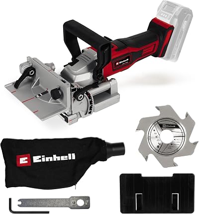 Einhell TE-BJ 18 Li Cordless Biscuit Jointer 18V Power X-Change Plate Joiner