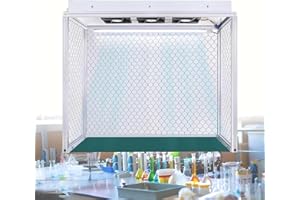 Aluminum Frame Laminar Flow Hood, 100-Class Cleanroom, Vertical Laminar Flow Hood with Efficient Filter and Triple Fans, Larg