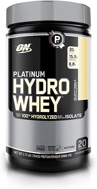 Optimum nutrition Platinum hydrowhey - velocity vanilla (1.75lb) (748927026412)