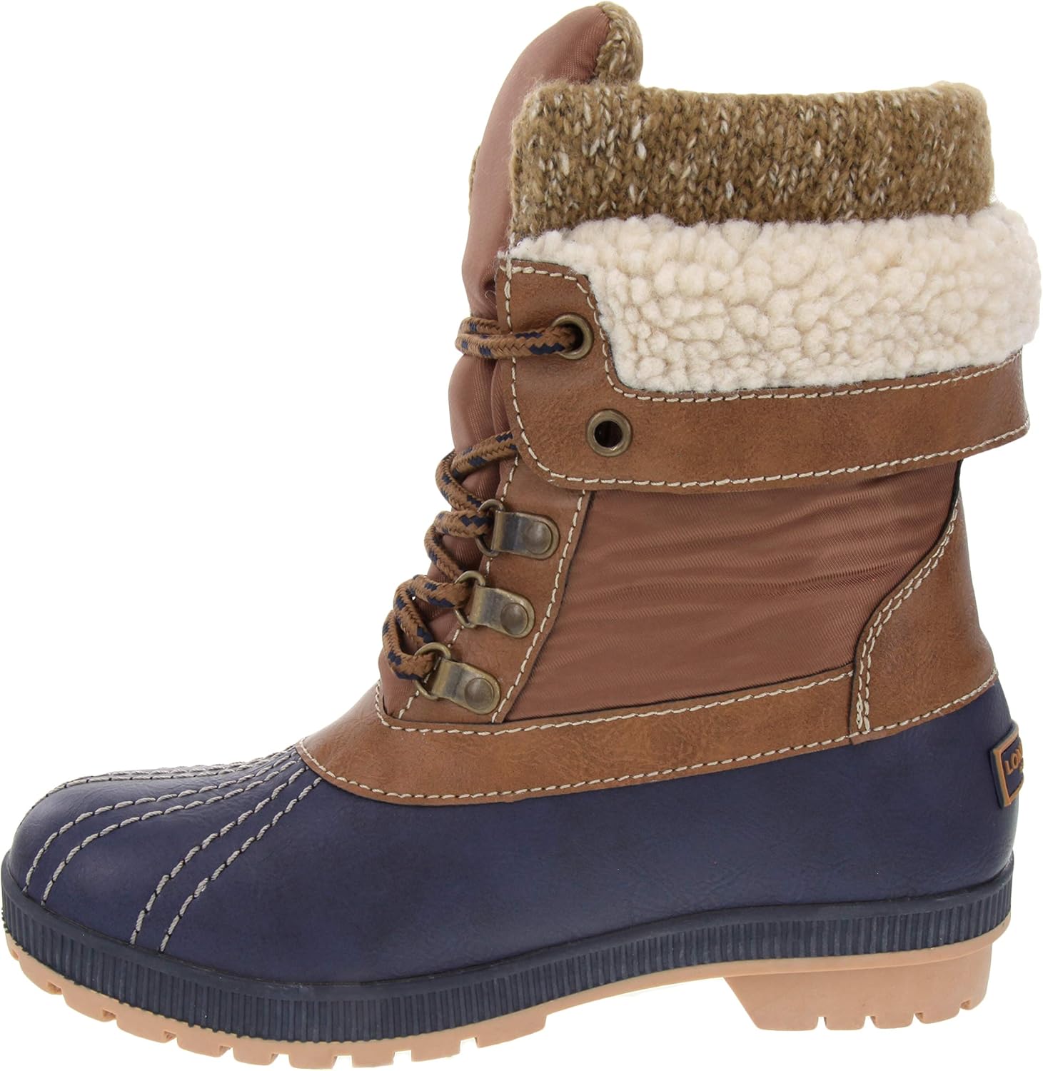  | LONDON FOG Womens Mitten Cold Weather Duck Boot for Snow | Snow Boots