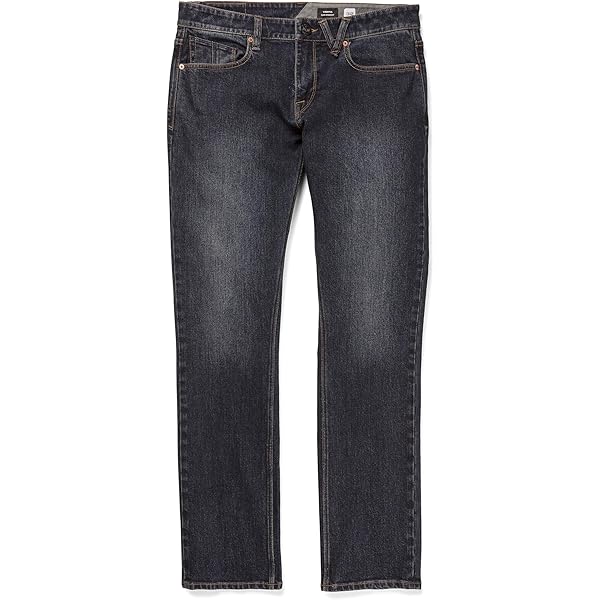 Amazon.com: Volcom Men's Vorta Slim Fit Stretch Denim Jean, Ash