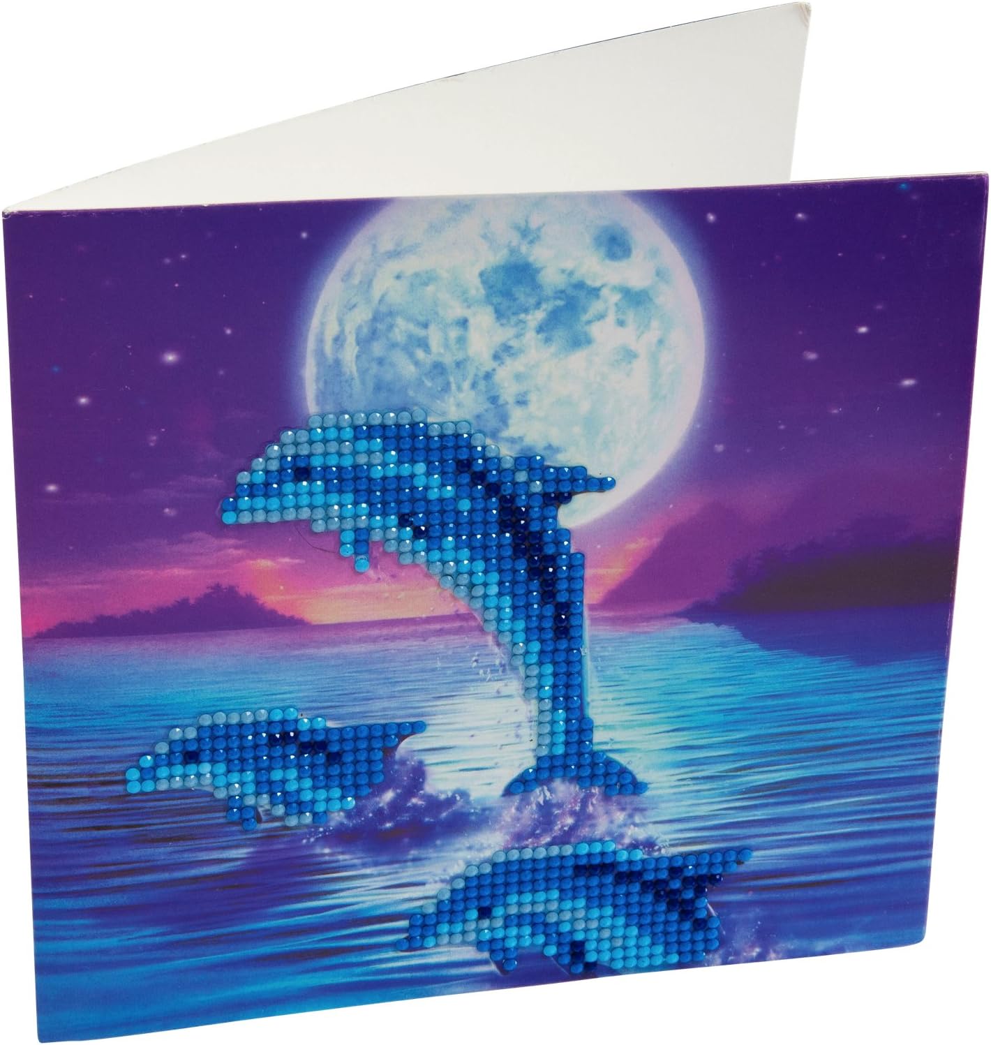 CRYSTAL ART 46455 Kit Carte à diamanter, Multicolor, 18x18 Amazon.fr