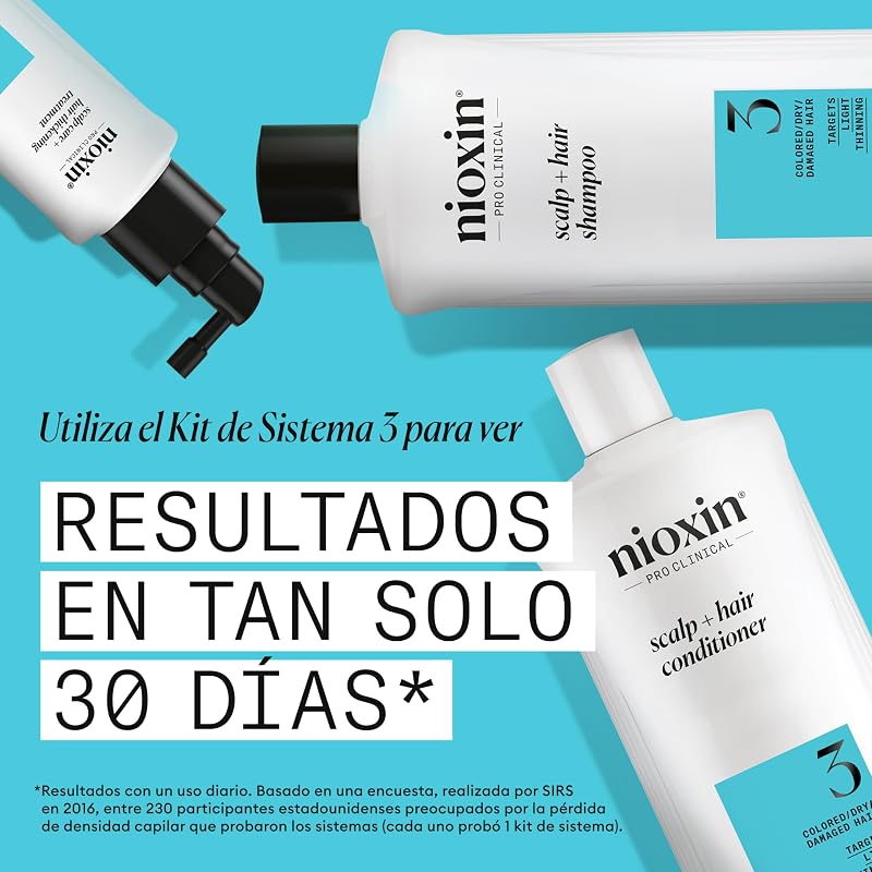 - Sistema 3 - Sérum Densificante Leave-In para Cabelo Ligeiramente Enfraquecido, Ligeiramente Enfraquecido e Danificado - Com Biotina e Niacinamida (100ml)