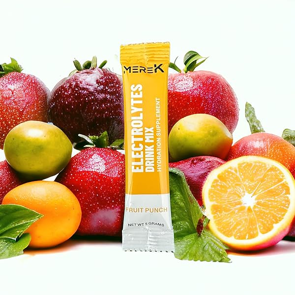 MEREK ELECTROLYTE HYDRATION POWDER SUPPLEMENTS 16 SACHETS EASY OPEN SINGLE-SERVING PERFECT FOR WORKOUT ESSENTIAL AND A TRAVEL ESSENTIAL FOR DAILY HYDRATION NEEDS NO SUGAR NO CALORIES KETO FRIENDLY