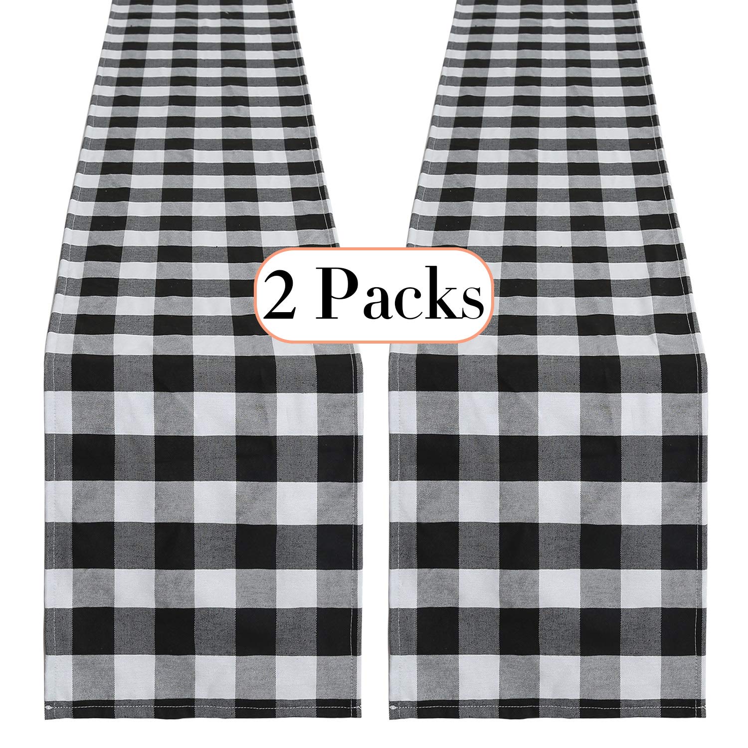 Best buffalo plaid table runner 2 pack