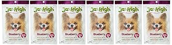 JerHigh Blueberry Dog Treat, 70 g (Pack of 6)