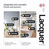 Hemway Clear Gloss Lacquer 1L Multi-Surface Varnish Wood Furniture Interior view 7