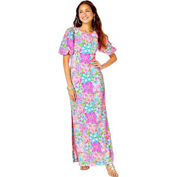 kailua smocked maxi dress Lilly Pulitzer Women's Kailua Smocked Maxi Dress