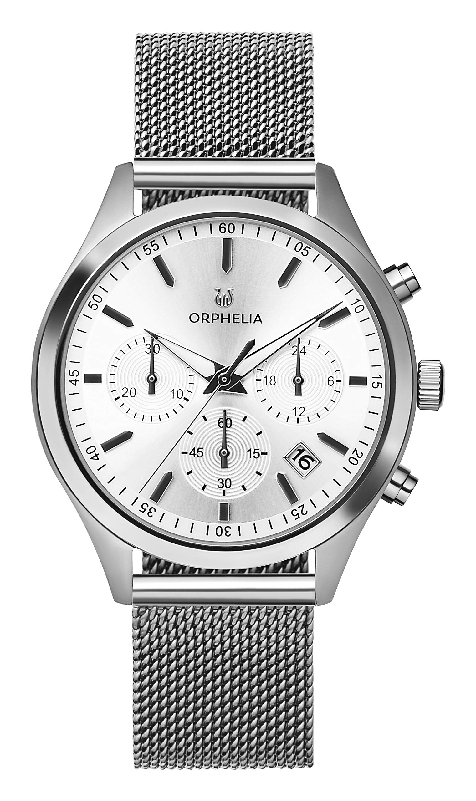 Orphelia Womens Quartz Watch, Chronograph Display and Stainless Steel Strap OR32800