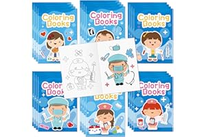 X1ZUUE Mini Medical Coloring Books for Kids - 24Pcs Bulk Doctor Nurse Theme Coloring Booklet Medical Theme DIY Art Drawing Book for Toddlers Party Favors Gifts Classroom Reward Home Art Activity Supplies