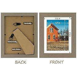 Golden State Art, 6x8 Picture Frame Set of 4