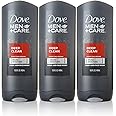 Dove Men+Care Body and Face Wash, Deep Clean, 13.5 Ounce (Pack of 3)