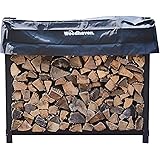 The Woodhaven 4 Foot Firewood Log Rack with Cover