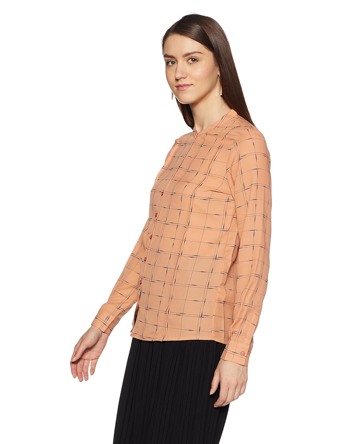 van heusen women's plain regular fit shirt