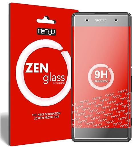 nandu I ZenGlass Flexible Glas-Folie für Sony Xperia XA Panzerfolie I Display-Schutzfolie 9H I (Kleiner Als Das Gewölbte Disp