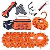 Markstor 6 Pack Emergency Car Kit LED Road