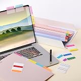 Mr. Pen Sticky Index Tabs 500 Pcs 21 Sets Neon Color Page Markers Binders view 7