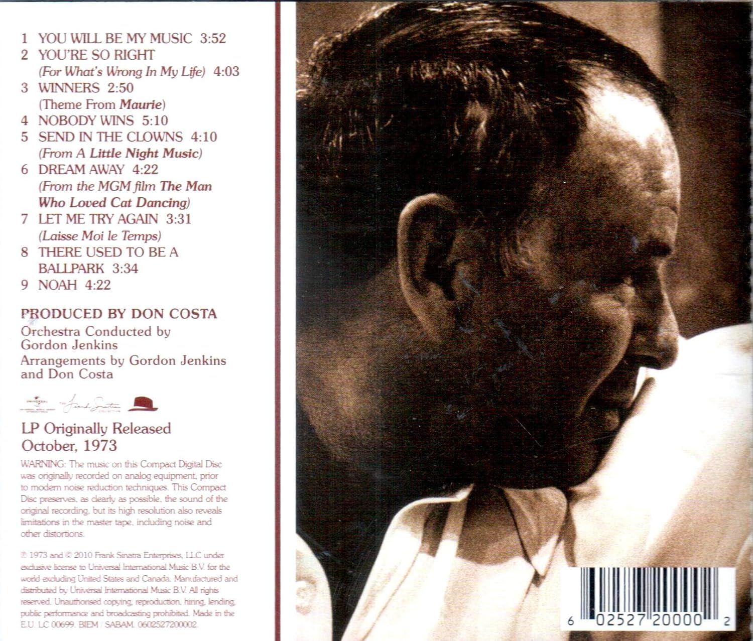 Ol Blue Eyes Is Back By Frank Sinatra Amazon Co Uk Music