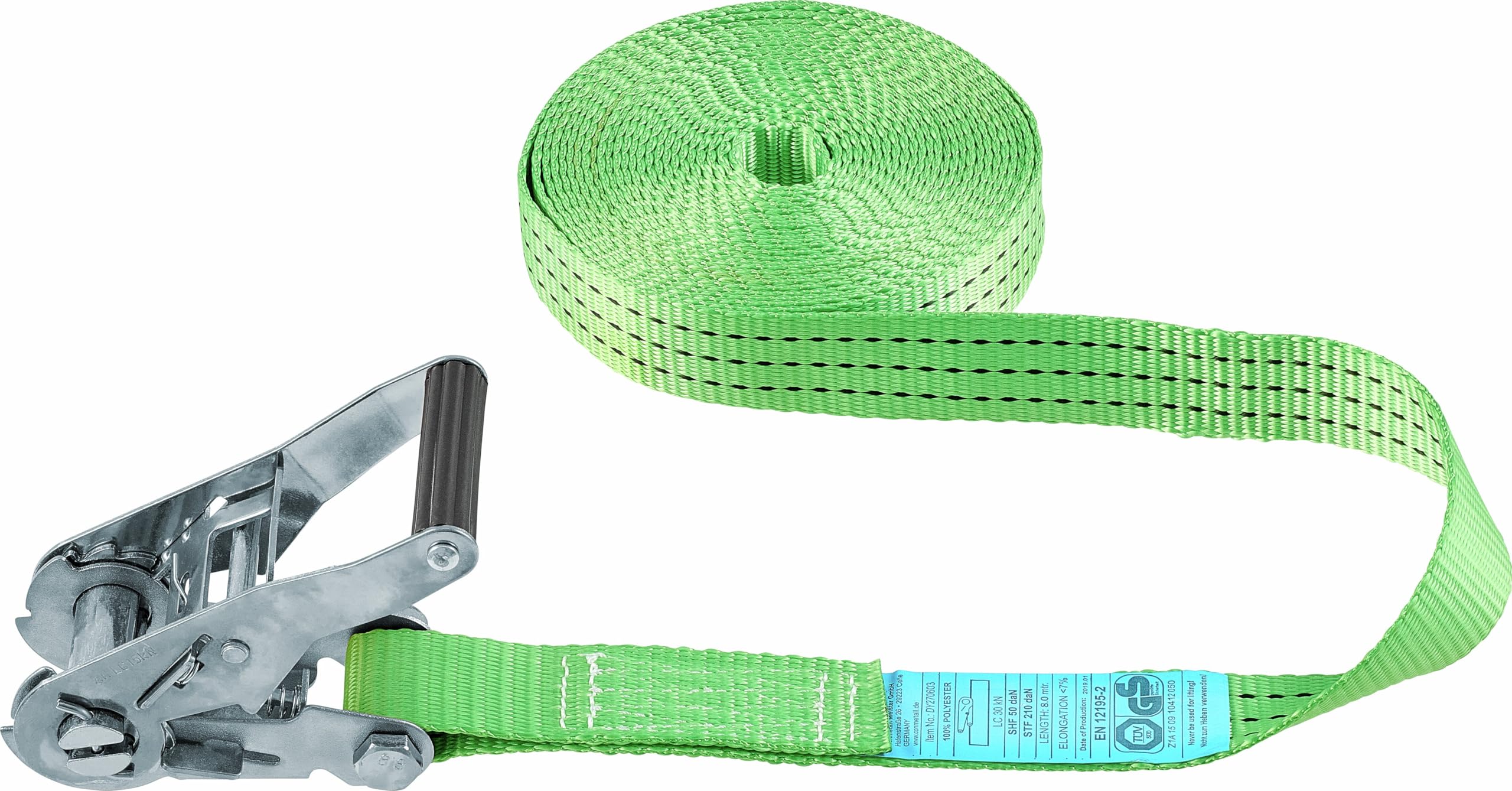 CONNEX DY270603 3000Kg Lashing Strap with Ratchet