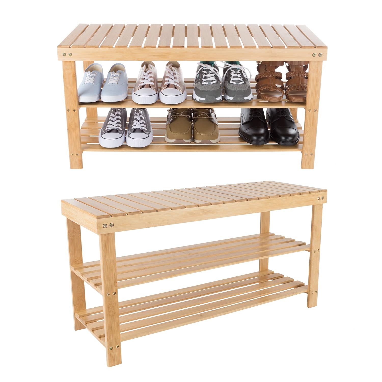 Best Bamboo Shoe Rack Lavish Home