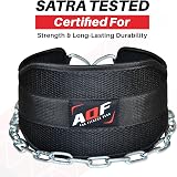 AQF Dipping Belt Weight Lifting Chain Neoprene Backed 36" Chain view 4