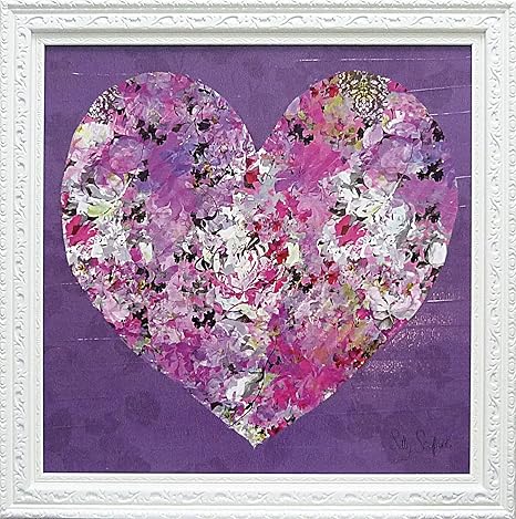 Amazon Co Jp ユ パワ Sally Scaffardi サリースカファ ディ アートgel加工 アートフレーム ハート Ss 101 ホーム キッチン