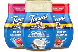 Torani Sugar Free Liquid Drink Enhancer, Variety Pack, 1.62 fl oz (Pack of 3)