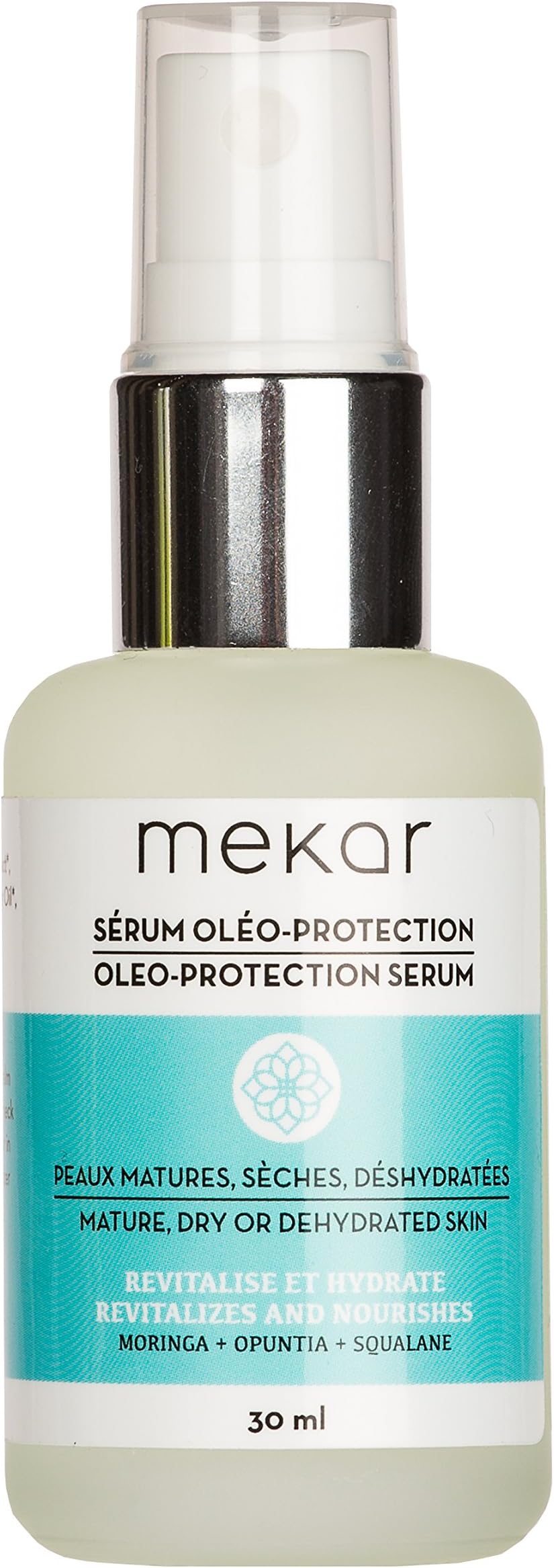 Mekar Oleo-protection Serum 50 Ml- Antioxidant Anti-aging Moringa and Prickly Pear Oil for Face