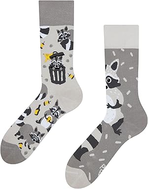 Dedoles Socken Unisex Damen Herren & Kinder Baumwolle viele lustige Designs Fussball Fahrrad Pferde Pflanzen Feuerwehr Geschenk links rechts verschieden