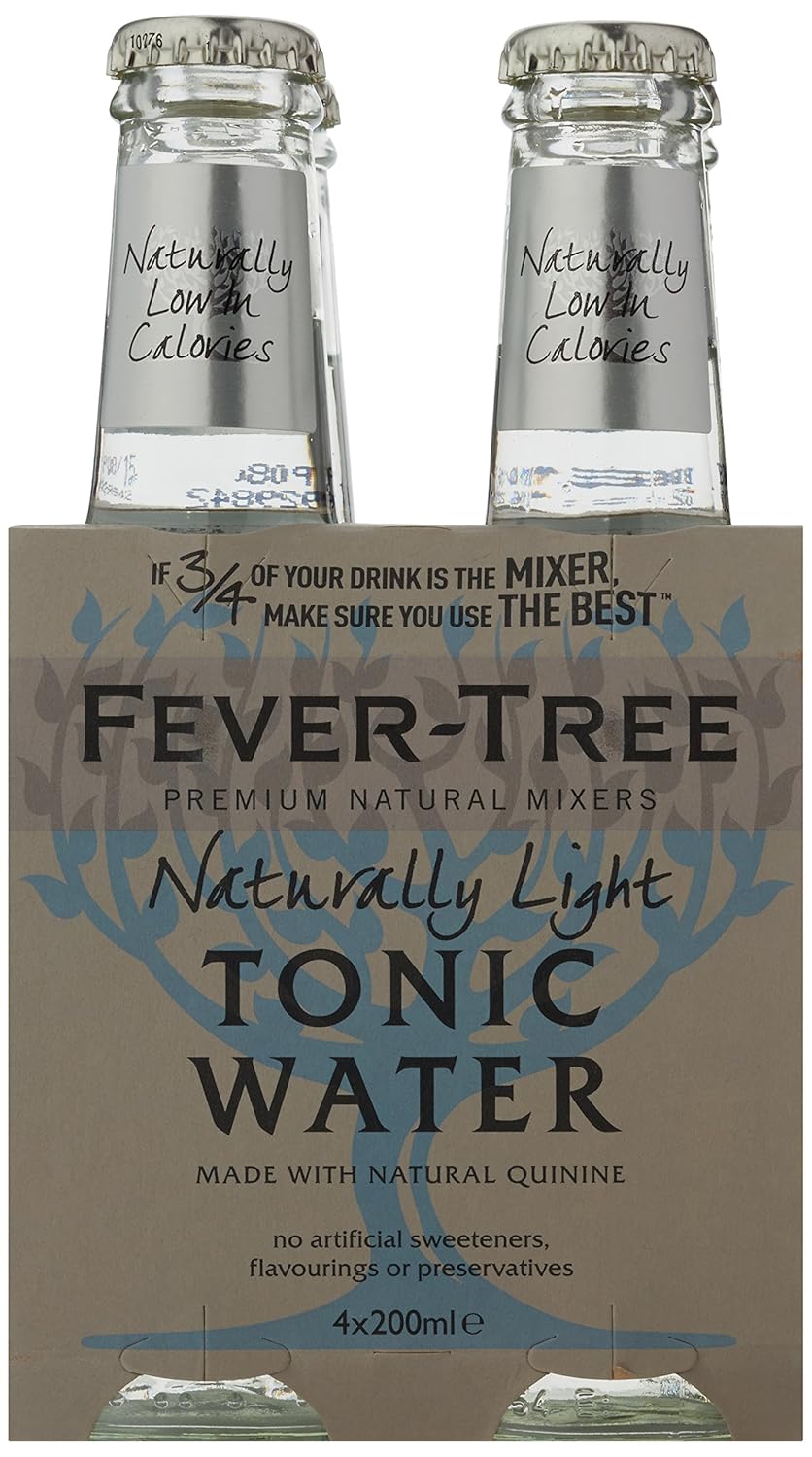 FeverTree Naturally Light Indian Tonic Water 24 x 200ml Amazon.de
