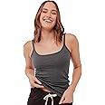 Pact Women's Cotton Camisole Tank Top with Built-in Shelf Bra