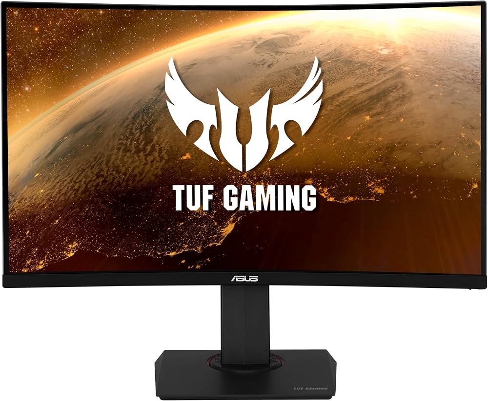 ASUS TUF Gaming VG32VQR Curved Monitor 31.5 165Hz HDR WQHD 2560x1440