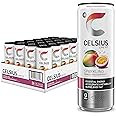 CELSIUS Sparkling Mango Passionfruit, Functional Essential Energy Drink, 12 Fl Oz (Pack of 24)
