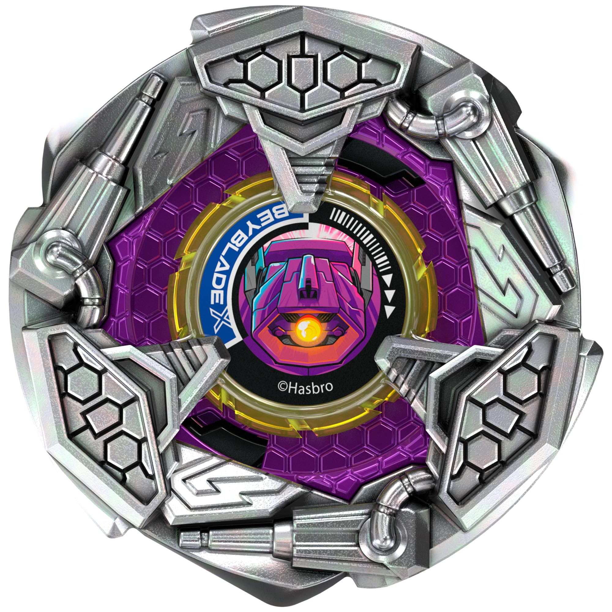 Beyblade X and Transformers Collab, Bumblebee 3-60GP vs. Shockwave 5-80O, 2 Takara Tomy Tops, 2 Launchers, Battling Top Game Toys, Ages 8+ (Amazon Exclusive)