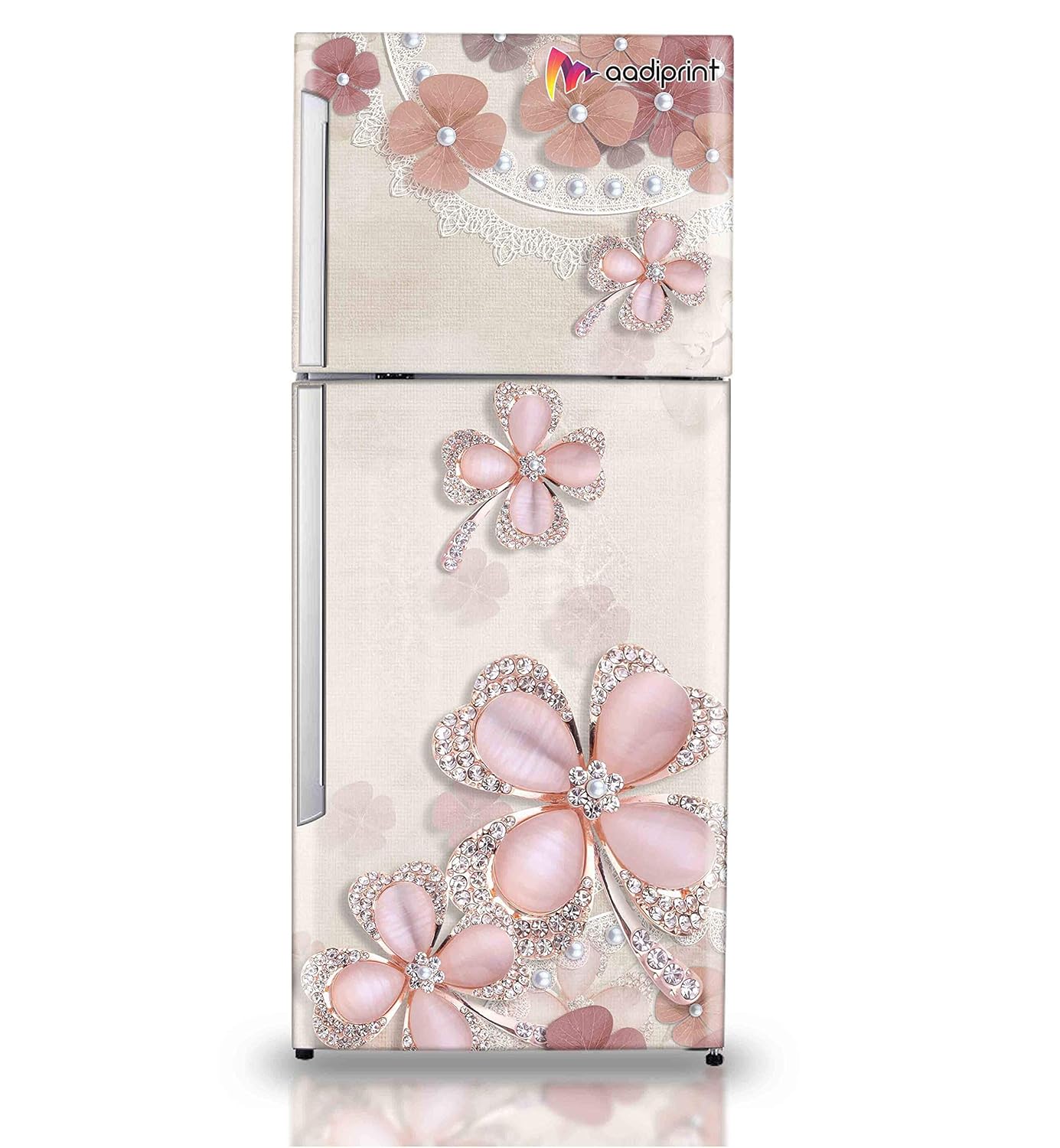 Buy aadiprint Refrigerator Door Sticker Decor Kitchen Self Adhesive