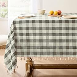 Softalker Checkered Tablecloth Rectangle, Heavy