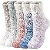 Pleneal Fuzzy Socks for Women - Fluffy Sock Women, Winter Warm Cozy Sock for Womens Slipper Socks