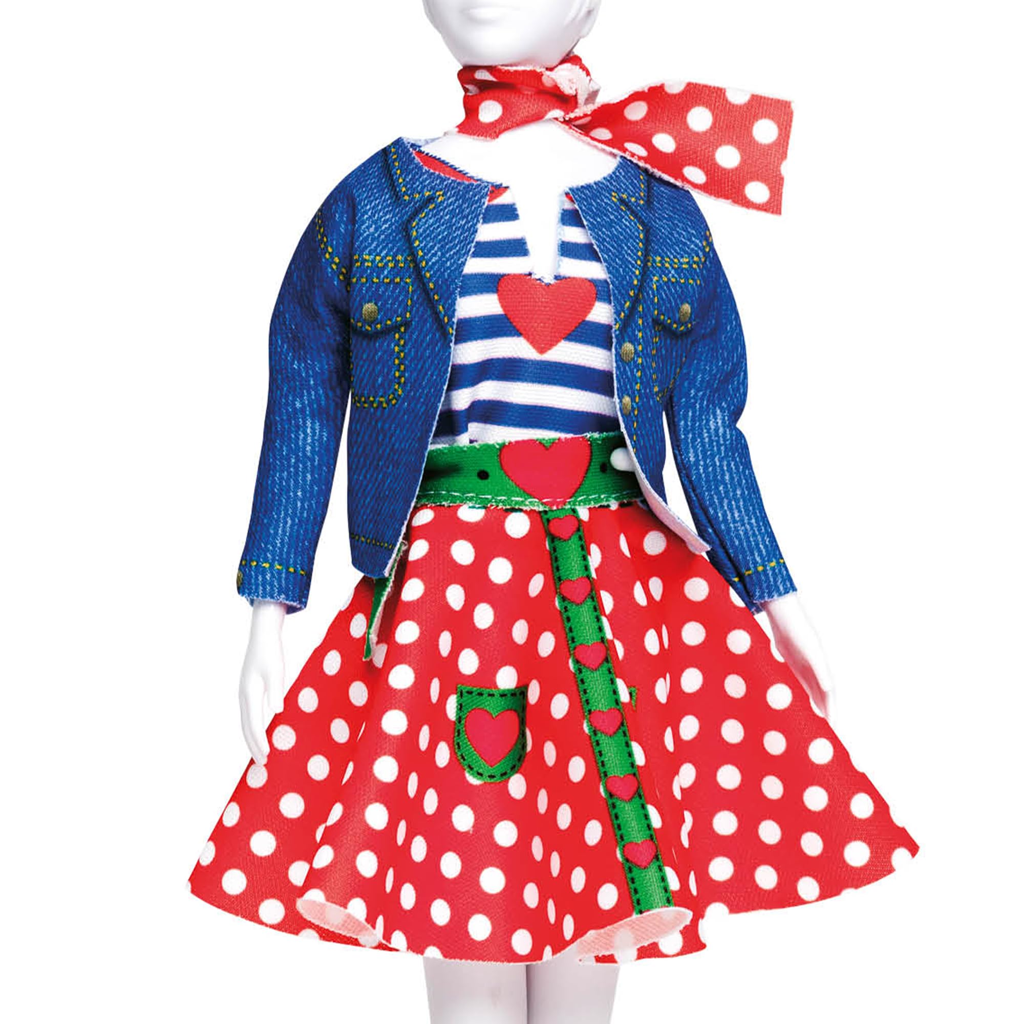 Vervaco Dress Your Doll, Synthetic Fiber, Multi-Colour, 31 x 24 x 1 cm