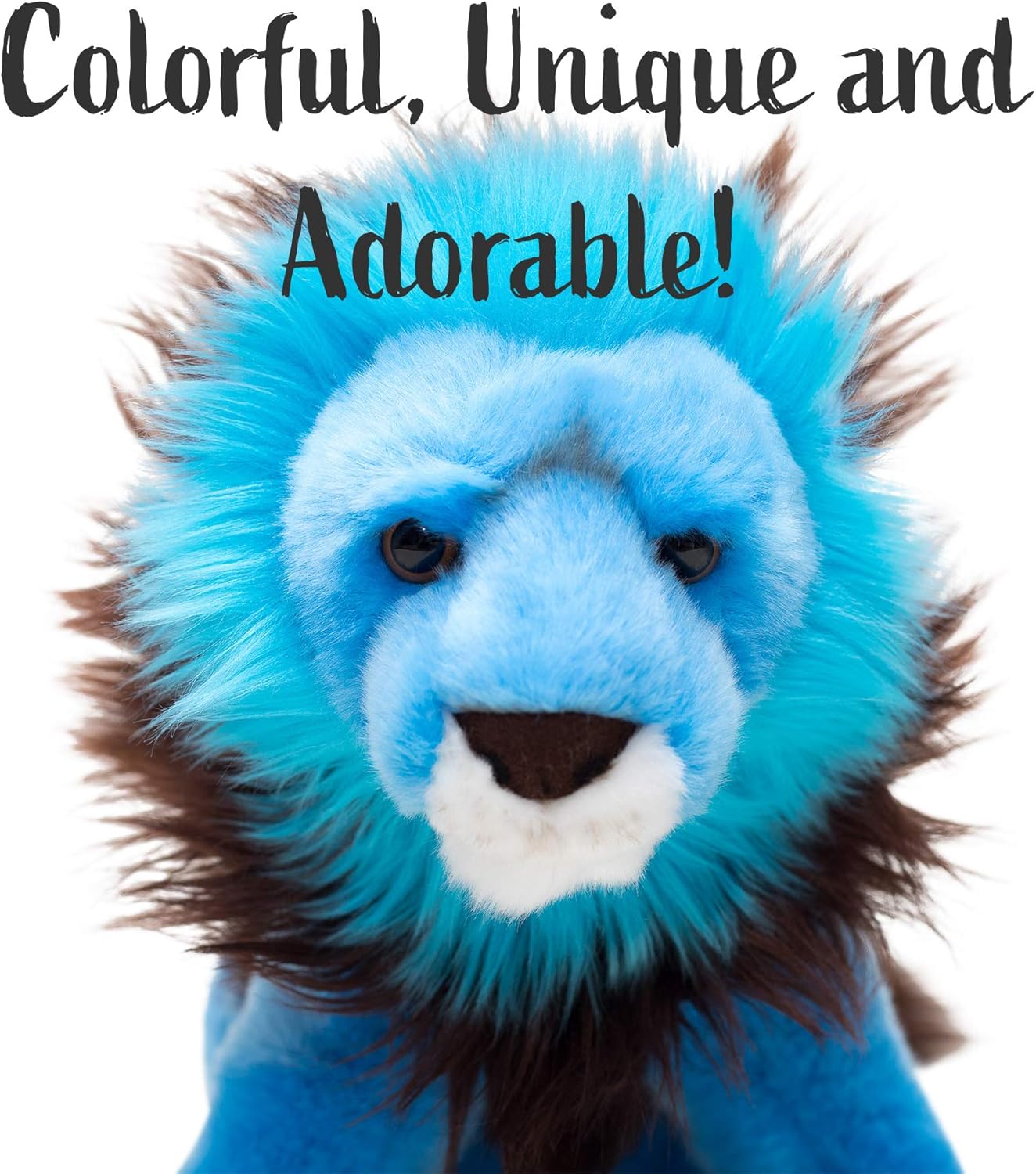 blue lion stuffed animal