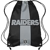 FOCO Las Vegas Raiders NFL Team Stripe Wordmark Drawstring Backpack